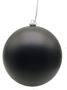 Matte Black Ball Ornaments | 4 Inch or 6 Inch Sizes