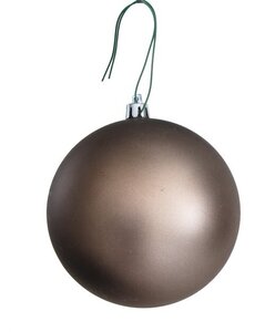 Matte Terra Brown Ball Ornaments | 4" to 10" Sizes