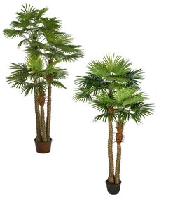 8 Foot Or 9.5 Foot Artificial Fan Palm Tree