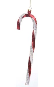 Plastic Candy Cane Ornament