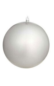 Silver Pearl Gloss Uv Ball Ornaments | 4 Inch Up To 15 Inch Balls