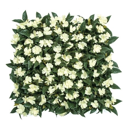 20 INCH X 20 INCH POLYBLEND FLOWERING IMPATIENS MAT | CREAM, PINK OR PURPLE