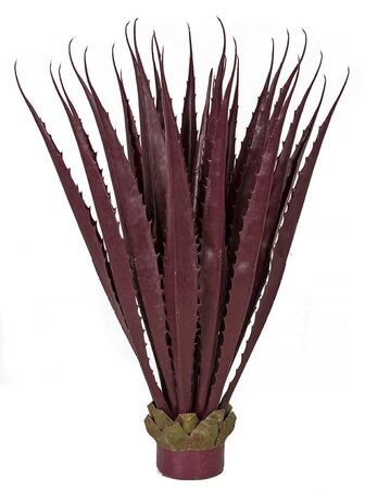 36 Inch Large Outdoor Agave Plant In Green Or Burgundy