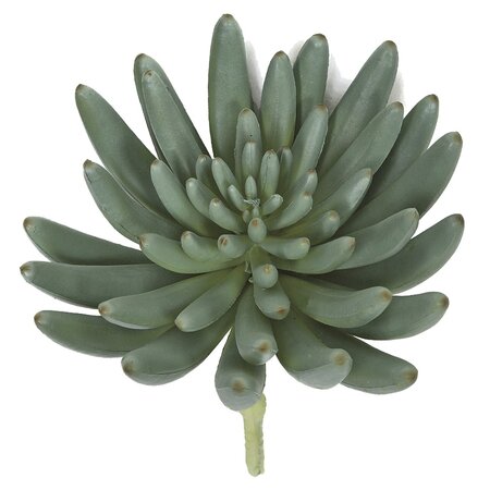 Plastic Succulent - Green/Grey - Bare Stem -FIRE RETARDANT