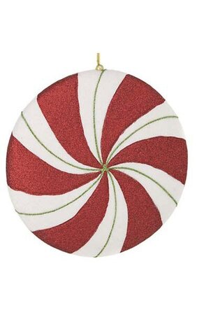 Styrofoam Glittered Candy Disc Ornament