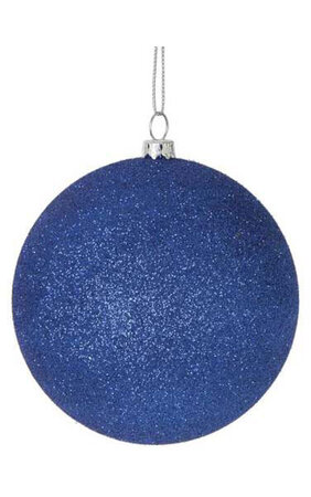 Glittered Ball - Plastic Ball - Blue