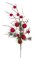 26 Inch Reflective/Matte Ball Twig Spray | Red, Silver, Or Gold