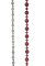 7.5 FOOT ANTIQUE MINI BALL GARLAND | ANTIQUE SILVER OR ANTIQUE RED