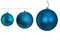 Dark Blue Matte Ball Ornaments in 4 Inch and 6 Inch Sizes