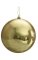Plastic Reflective Ball Ornament - Gold
