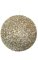 Styrofoam Sequined/Beaded Ball Ornament - Champagne