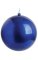 Plastic Shiny Ball Ornament - Outdoor UV Paint Finish - Blue