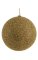 Tinsel Ball Ornament - Gold