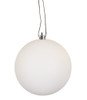 Matte White Ball Ornaments | 4" to 15" Sizes