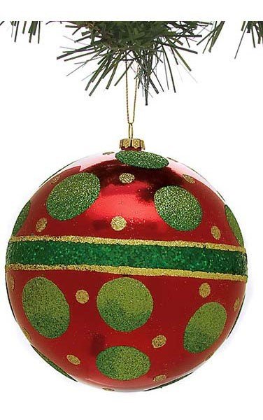 Polka Dot Ball Ornament